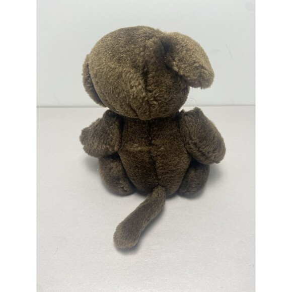 Bulldog 5.25 Sitty Plush Puppy Dog Brown Cream no tags - Picture 3 of 6